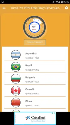 Turbo Pro VPN- Free Proxy Server Secure VPN Servic android App screenshot 0