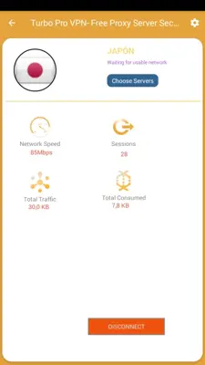 Turbo Pro VPN- Free Proxy Server Secure VPN Servic android App screenshot 1